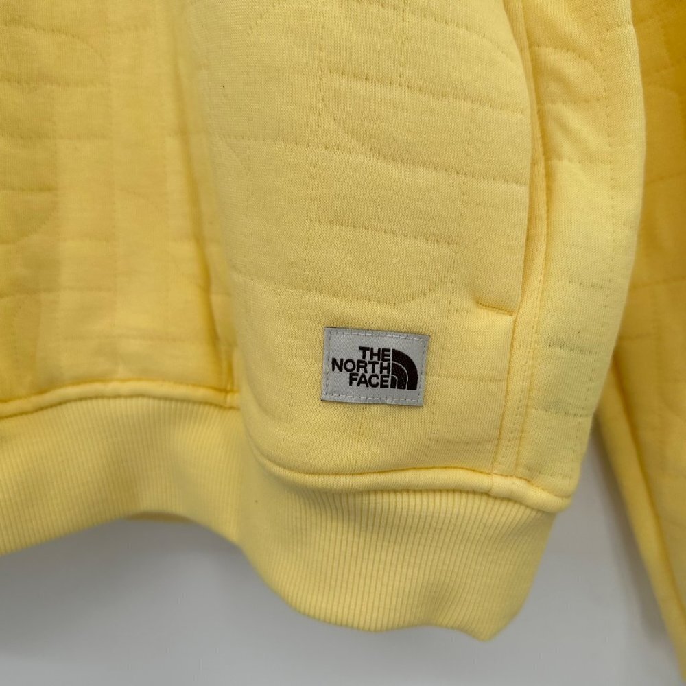 The North Face Longs Peak Quilted 1/4 Zip Jacket Size S Pale Banana White - Picture 6 of 11